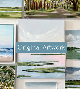 original abstract artwork of oceans, southern marshes, landscapes