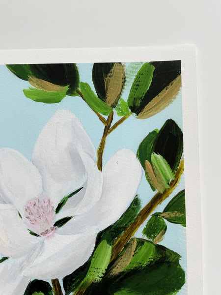 Golden Magnolia Print